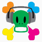 Paul Frank’s “DJ Scurvy” (White)