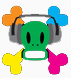 Paul Frank’s “DJ Scurvy” (White)