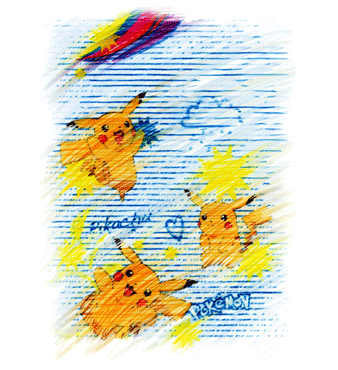Pokemon “Pikachu Doodles”