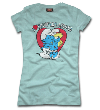 Smoofer.com: Licensed T-shirts - I ♥ Smurfing around